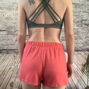 ‼️TRESICS Peach Lounge Mini shorts Size Large‼️